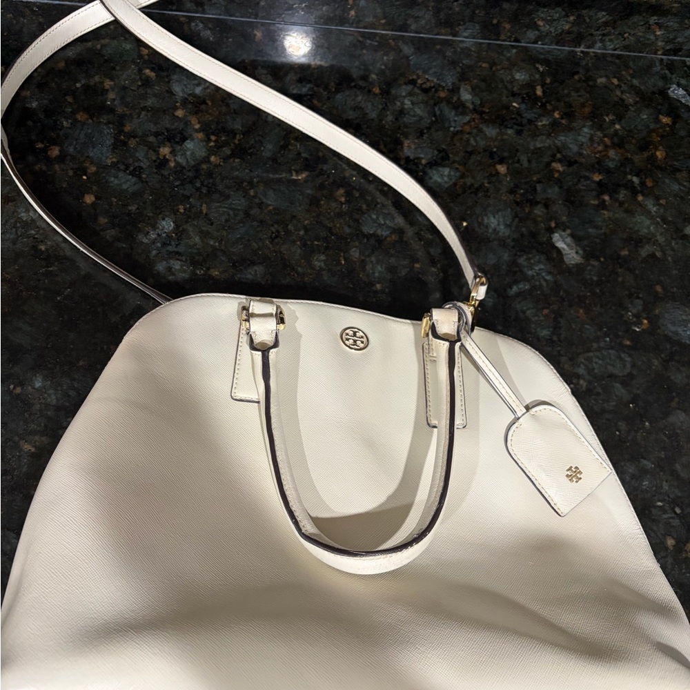 Tory Burch Robinson Saffiano Tote Bag